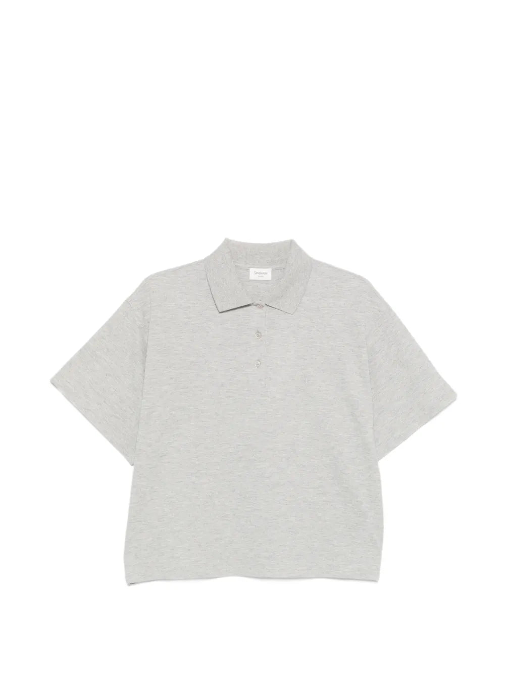 SAINT LAURENT -Polo boutonné à poche poitrine