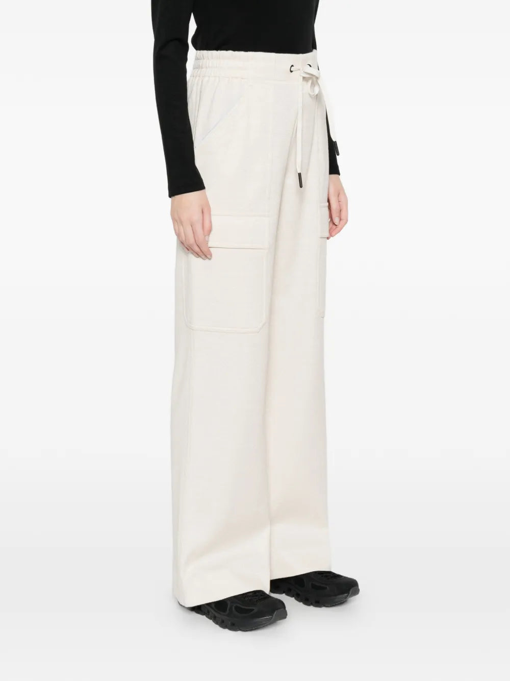MONCLER - Pantalon fuselé à lien de resserrage