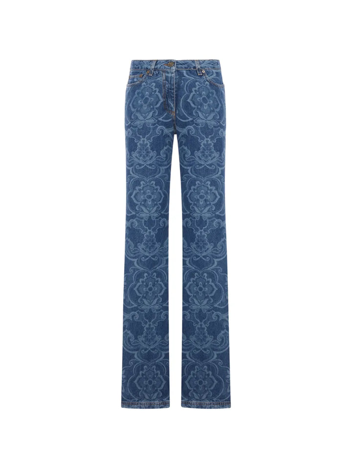 ETRO -  Floral-print jeans