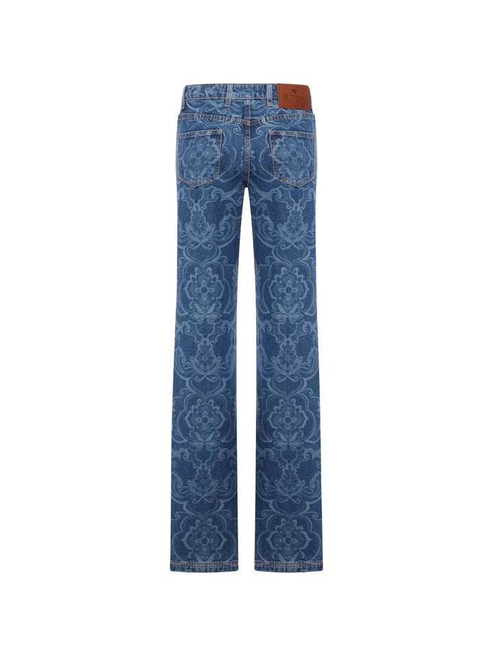 ETRO -  Floral-print jeans