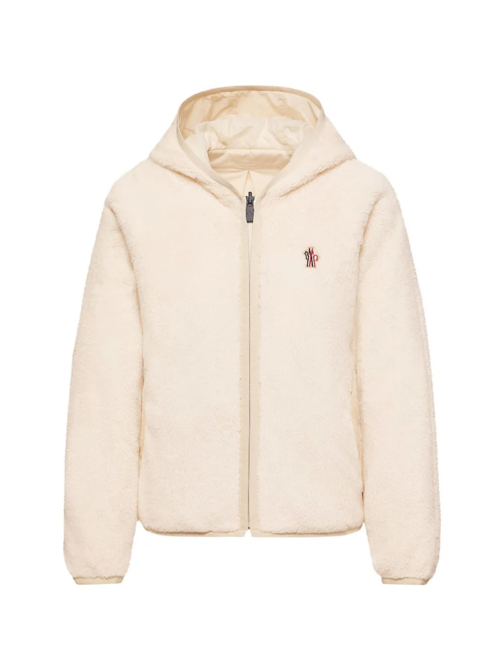 MONCLER - Veste zippée réversible à capuche en Polartec