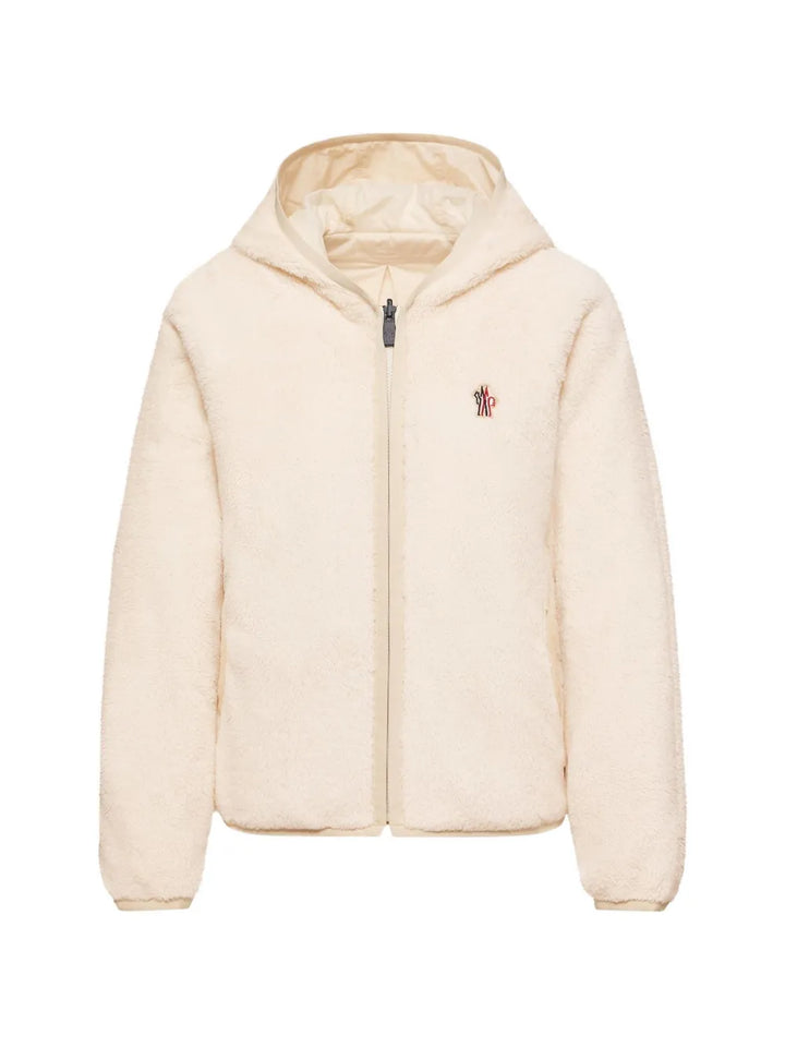 MONCLER - Veste zippée réversible à capuche en Polartec