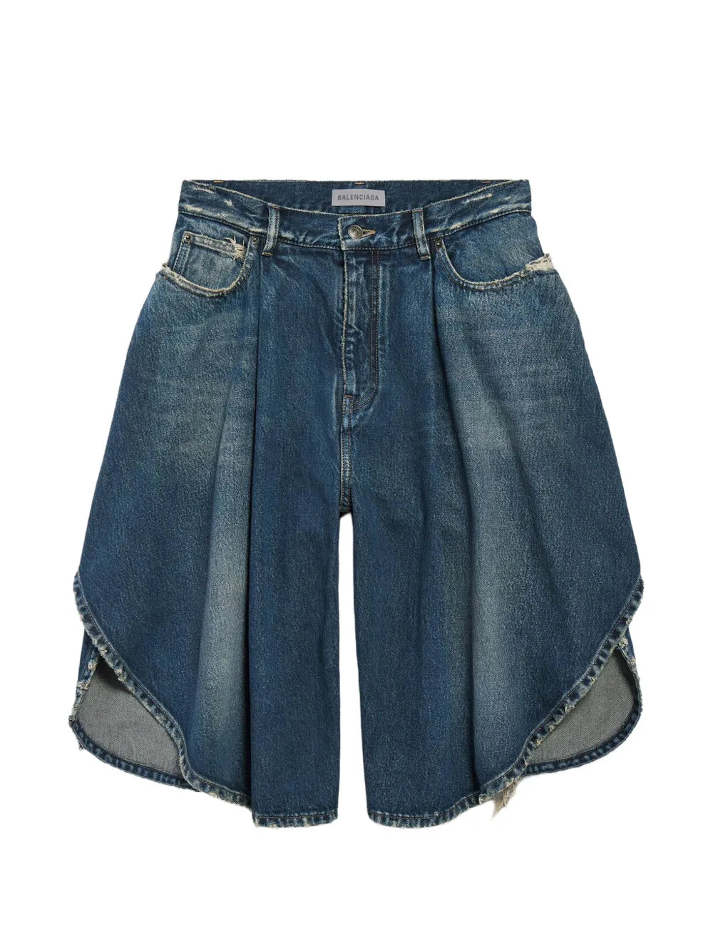 BALENCIAGA - Tulip denim shorts