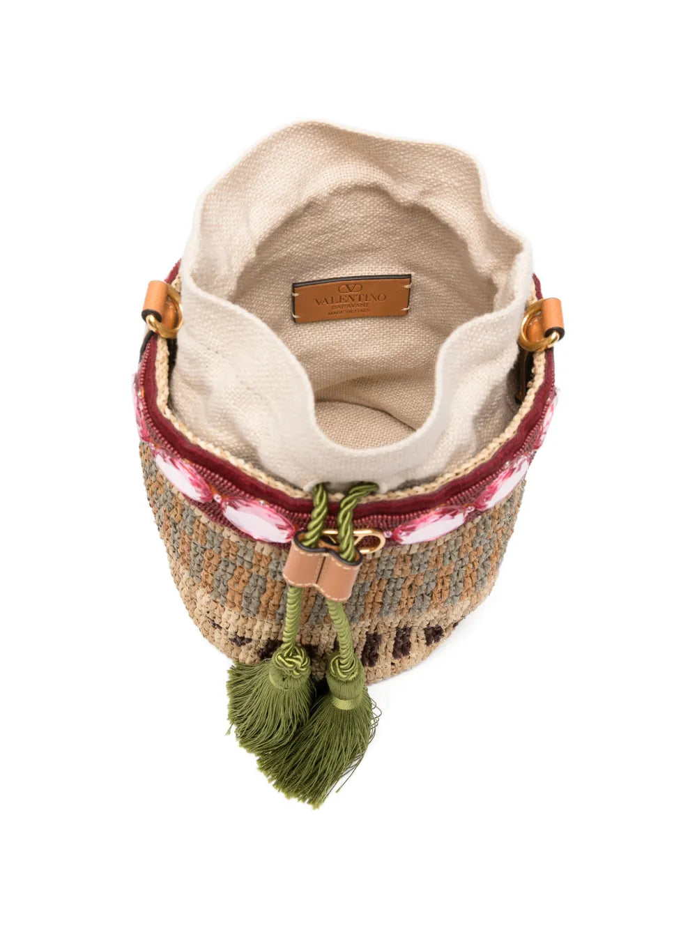 VALENTINO - petit sac seau Valentino Garavani à broderies