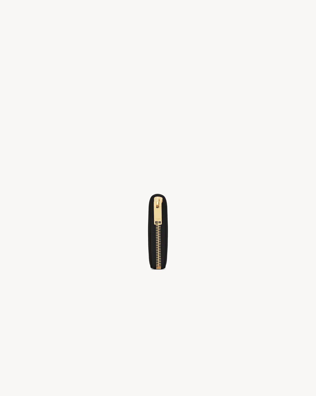 SAINT LAURENT CASSANDRE GRAND PORTEFEUILLE ZIPPÉ EN CUIR GRAIN DE POUDRE