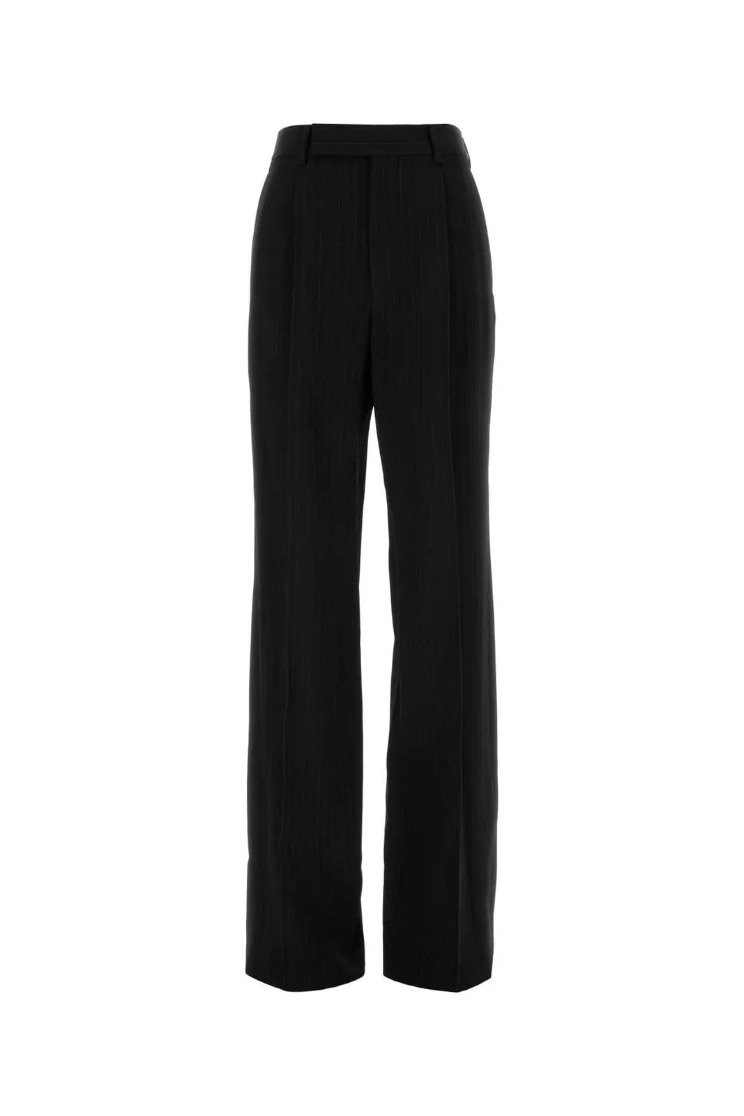 SAINT LAURENT - Pantalon en crêpe à fines rayures