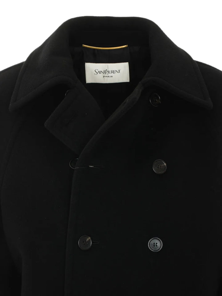 SAINT LAURENT- MANTEAU DOUBLE OUVRABLE