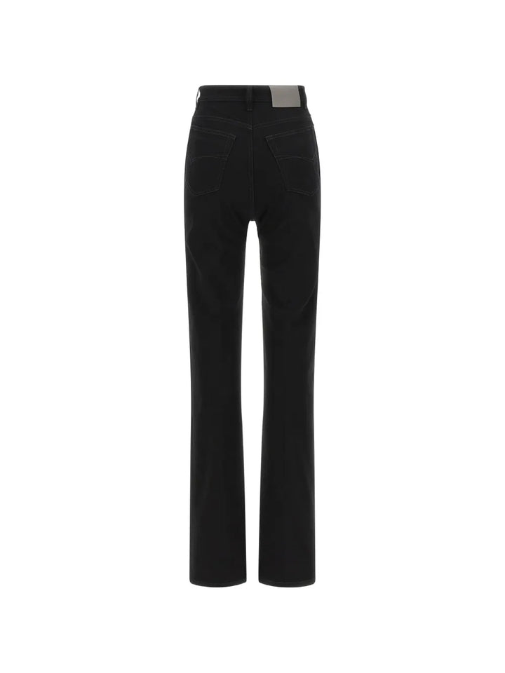 BALENCIAGA - High-waisted pressed-crease jeans