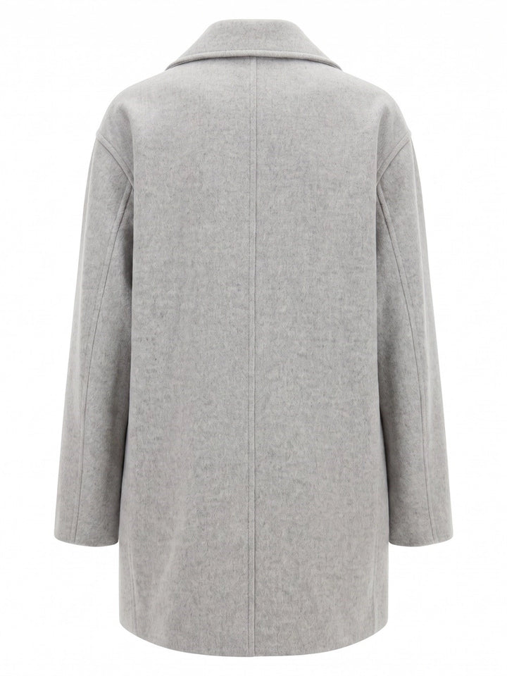 BOTTEGA VENETA- Manteau court en laine mélangée de cachemire