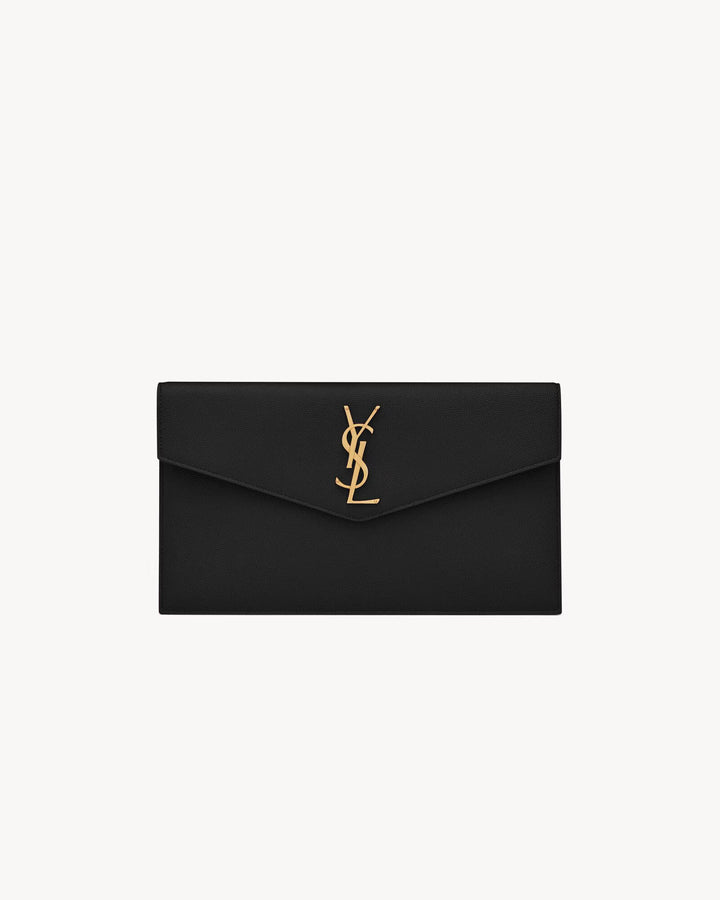 SAINT LAURENT - UPTOWN POCHETTE EN CUIR EMBOSSé CROCODILE