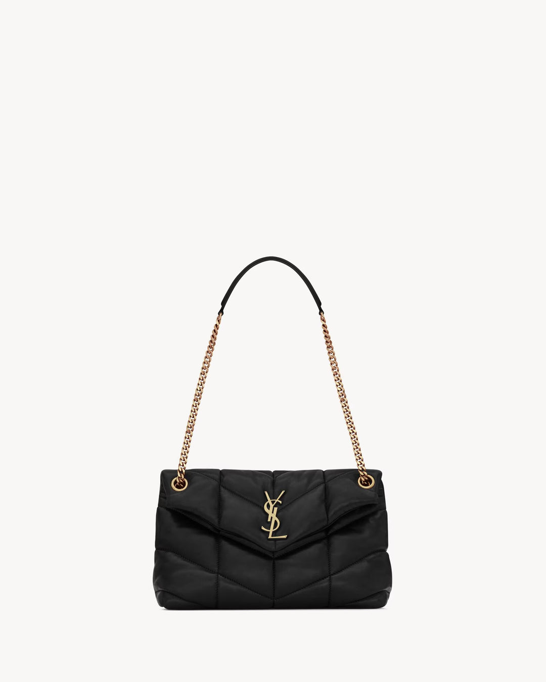 SAINT LAURENT - Puffer small en cuir d'agneau