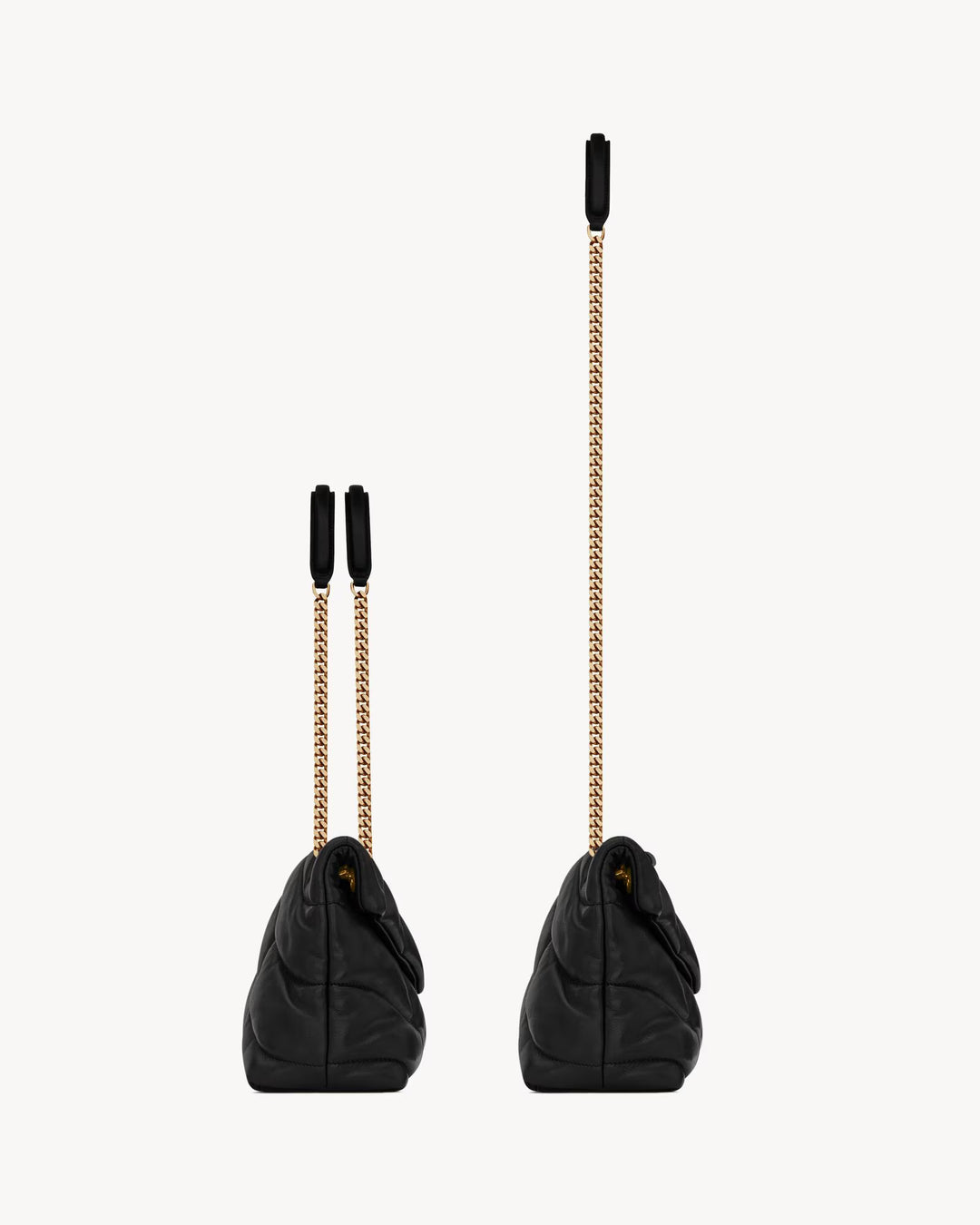 SAINT LAURENT - Puffer small en cuir d'agneau