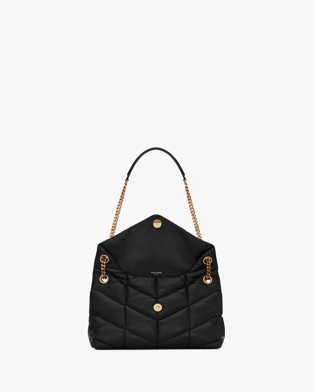 SAINT LAURENT - Puffer small en cuir d'agneau