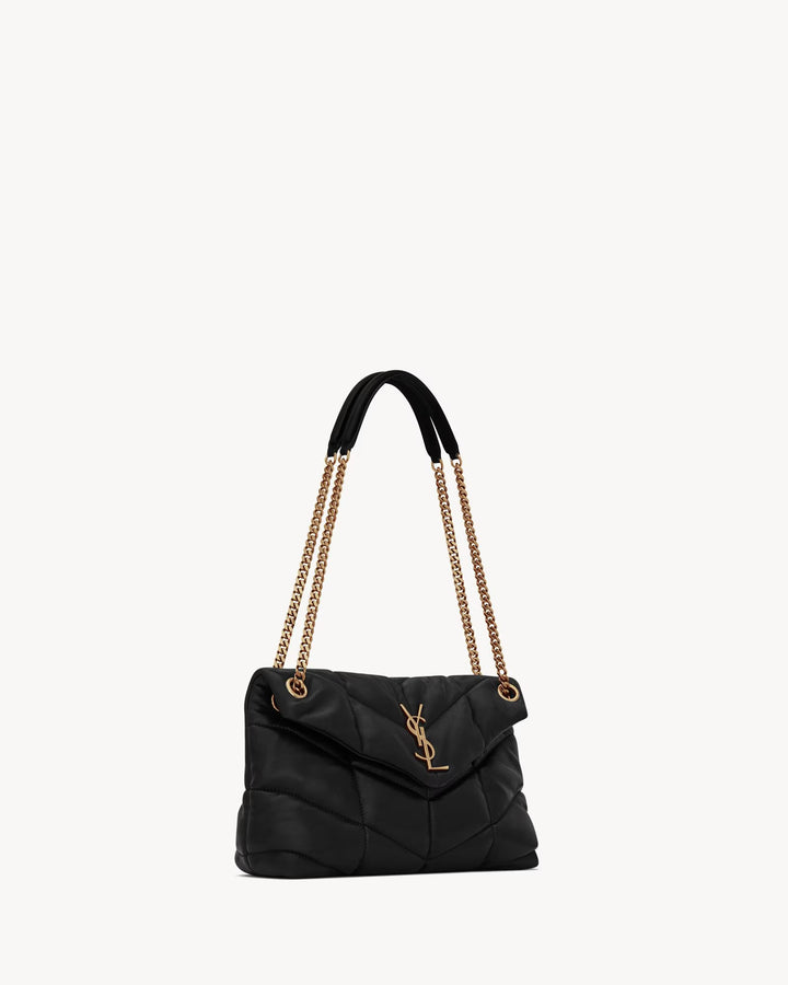 SAINT LAURENT - Puffer small en cuir d'agneau