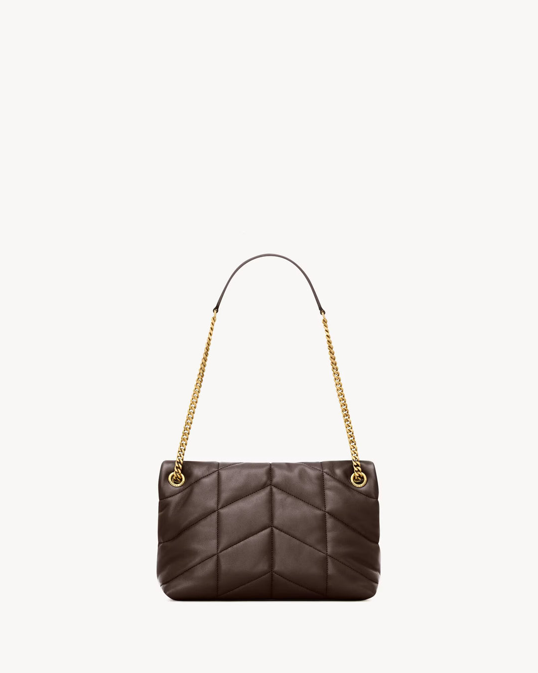 SAINT LAURENT - PUFFER SMALL en cuir d'agneau