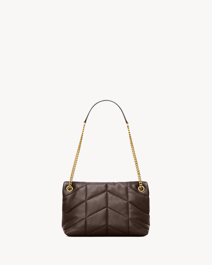 SAINT LAURENT - PUFFER SMALL en cuir d'agneau