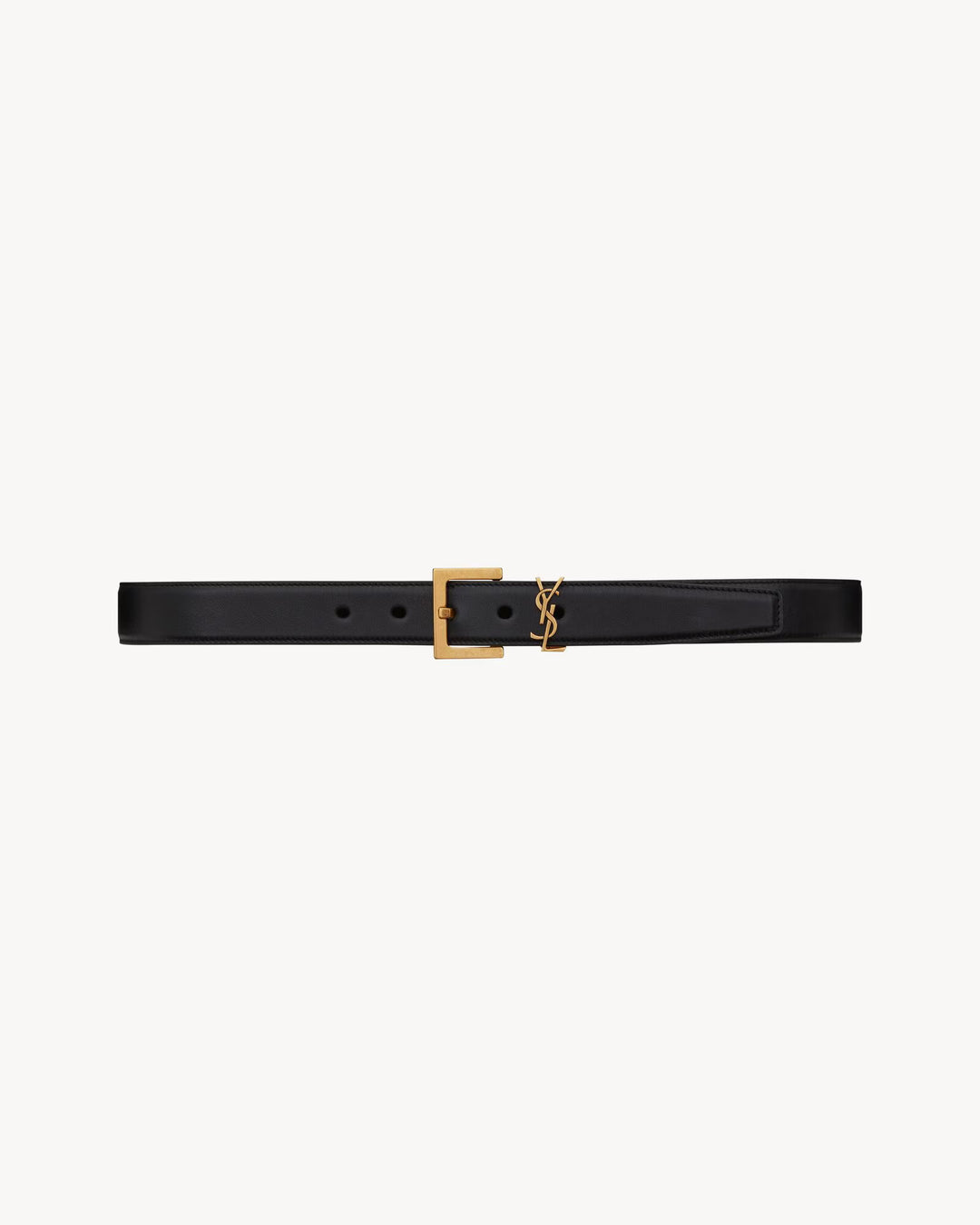SAINT LAURENT - CASSANDRE CEINTURE en cuir lisse