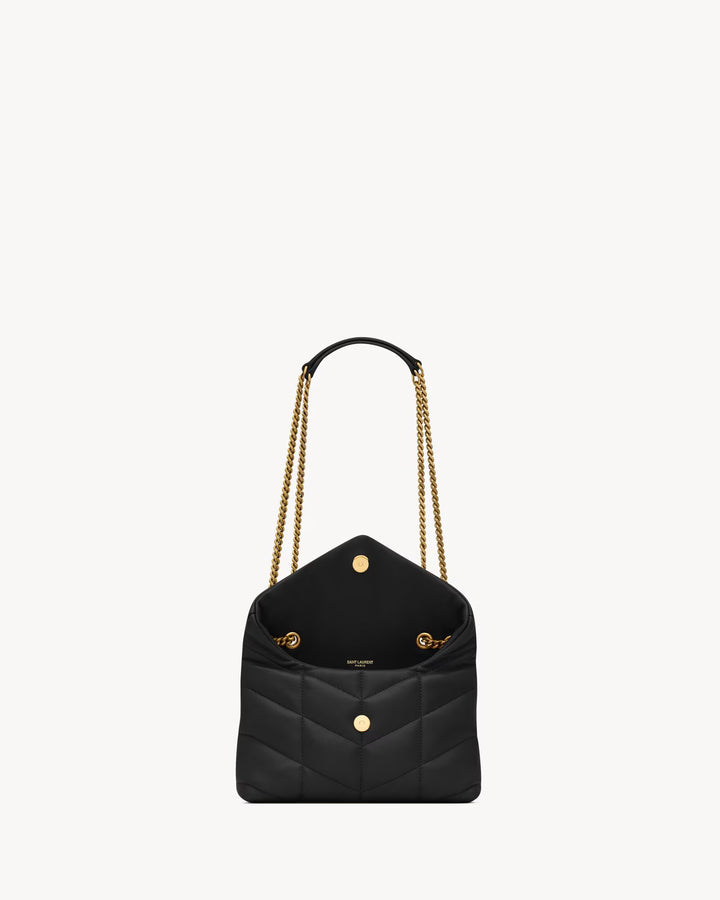 SAINT LAURENT - Puffer toy en cuir d'agneau