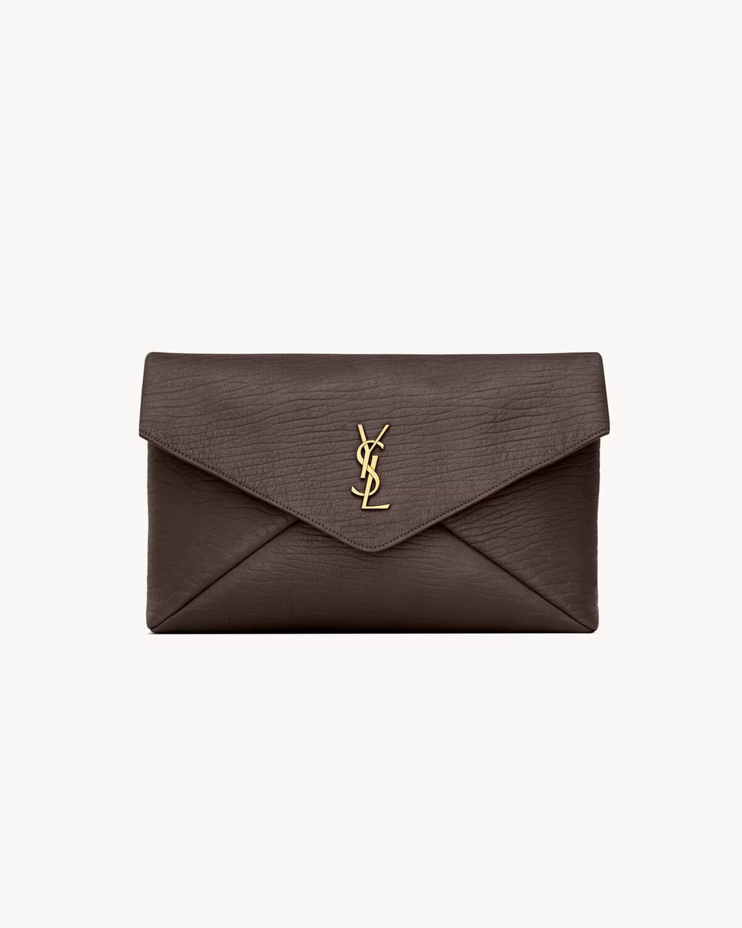 SAINT LAURENT CASSANDRE grande pochette enveloppe en cuir d’agneau