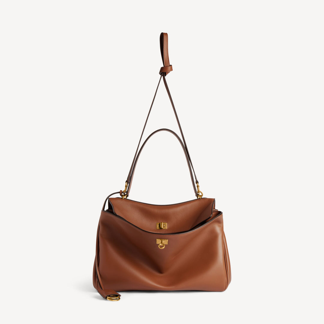 BALENCIAGA - Rodeo Handbag Medium in New Tan