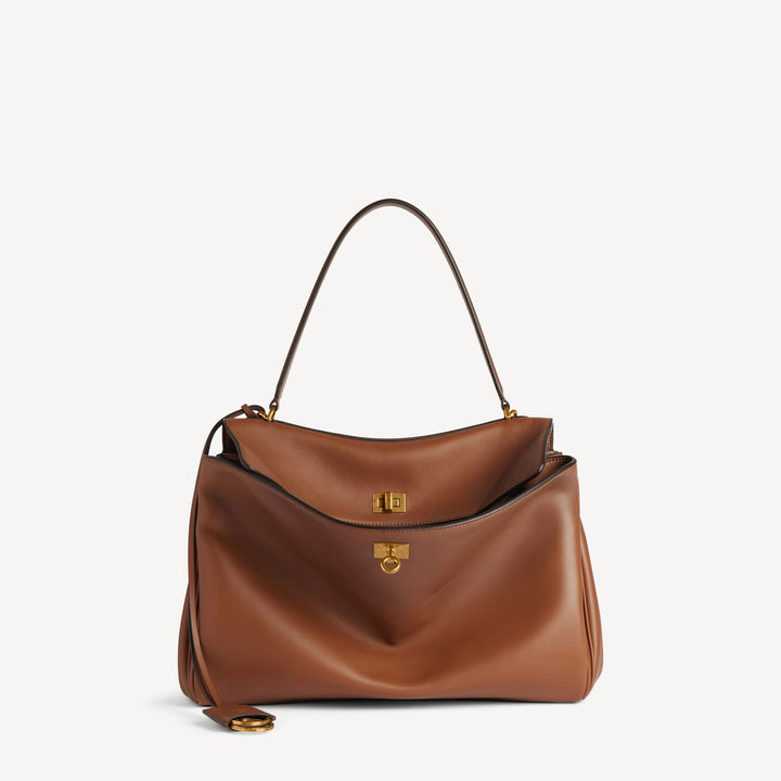 BALENCIAGA - Rodeo Handbag Medium in New Tan