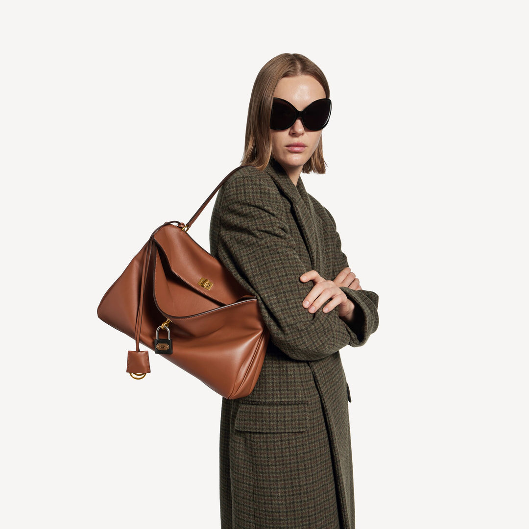 BALENCIAGA - Rodeo Handbag Medium in New Tan