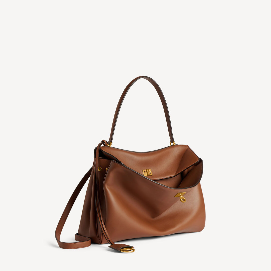 BALENCIAGA - Rodeo Handbag Medium in New Tan