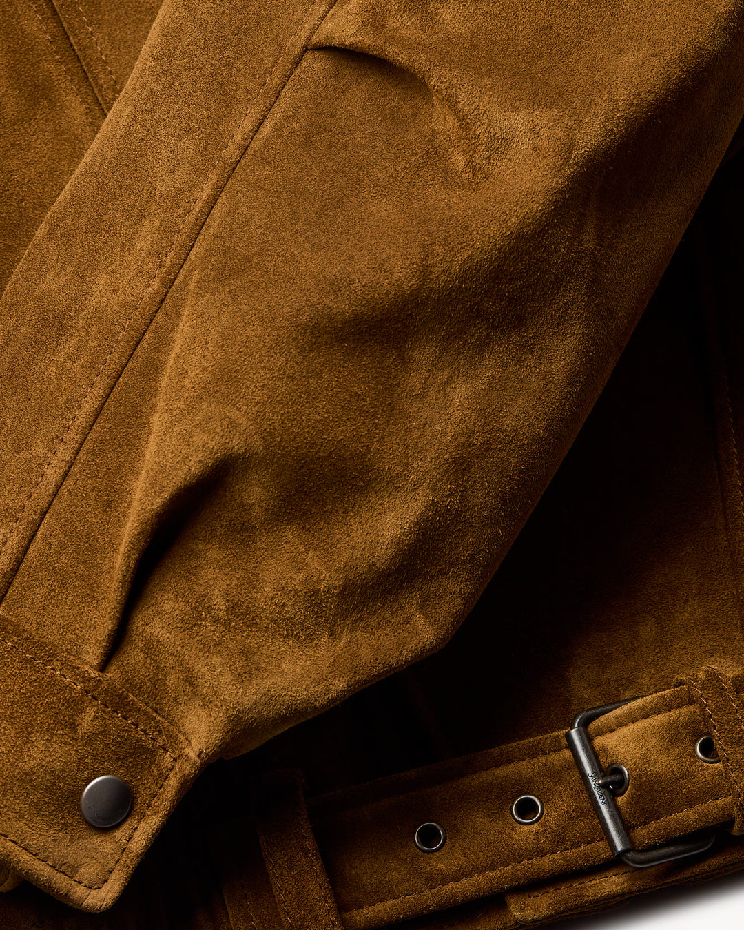 SAINT LAURENT BLOUSON EN CUIR VINTAGE
