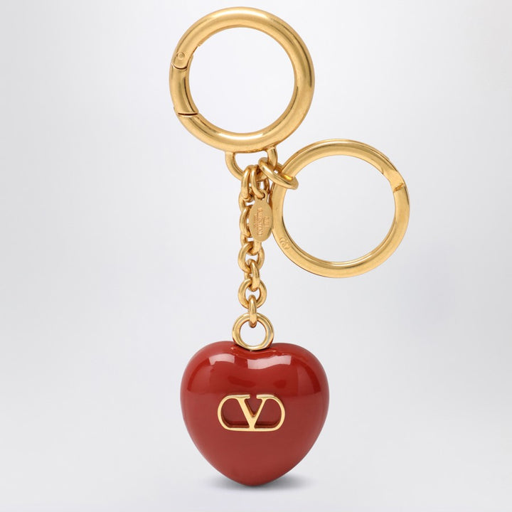 VALENTINO - Porte-clés charm Coeur
