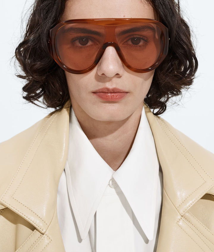 BOTTEGA VENETA - Lunettes de soleil Shield Scudo