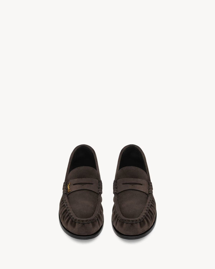 SAINT LAURENT LE LOAFER supple mocassins en suède