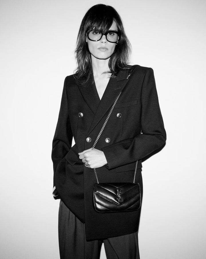 SAINT LAURENT - LOULOU MINI en cuir d’agneau
