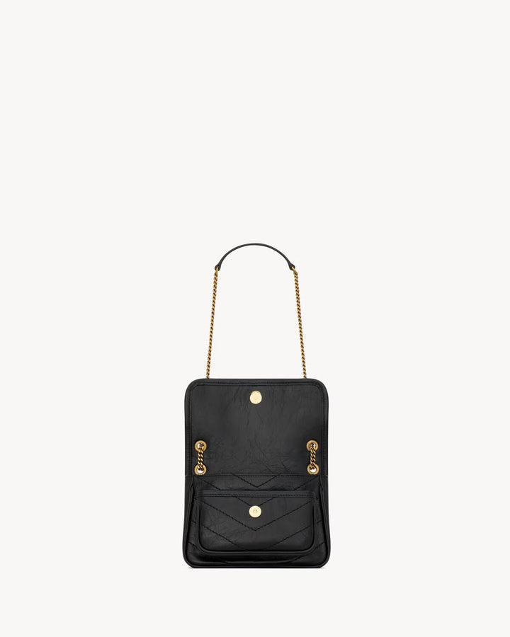 SAINT LAURENT NIKI mini en cuir vintage