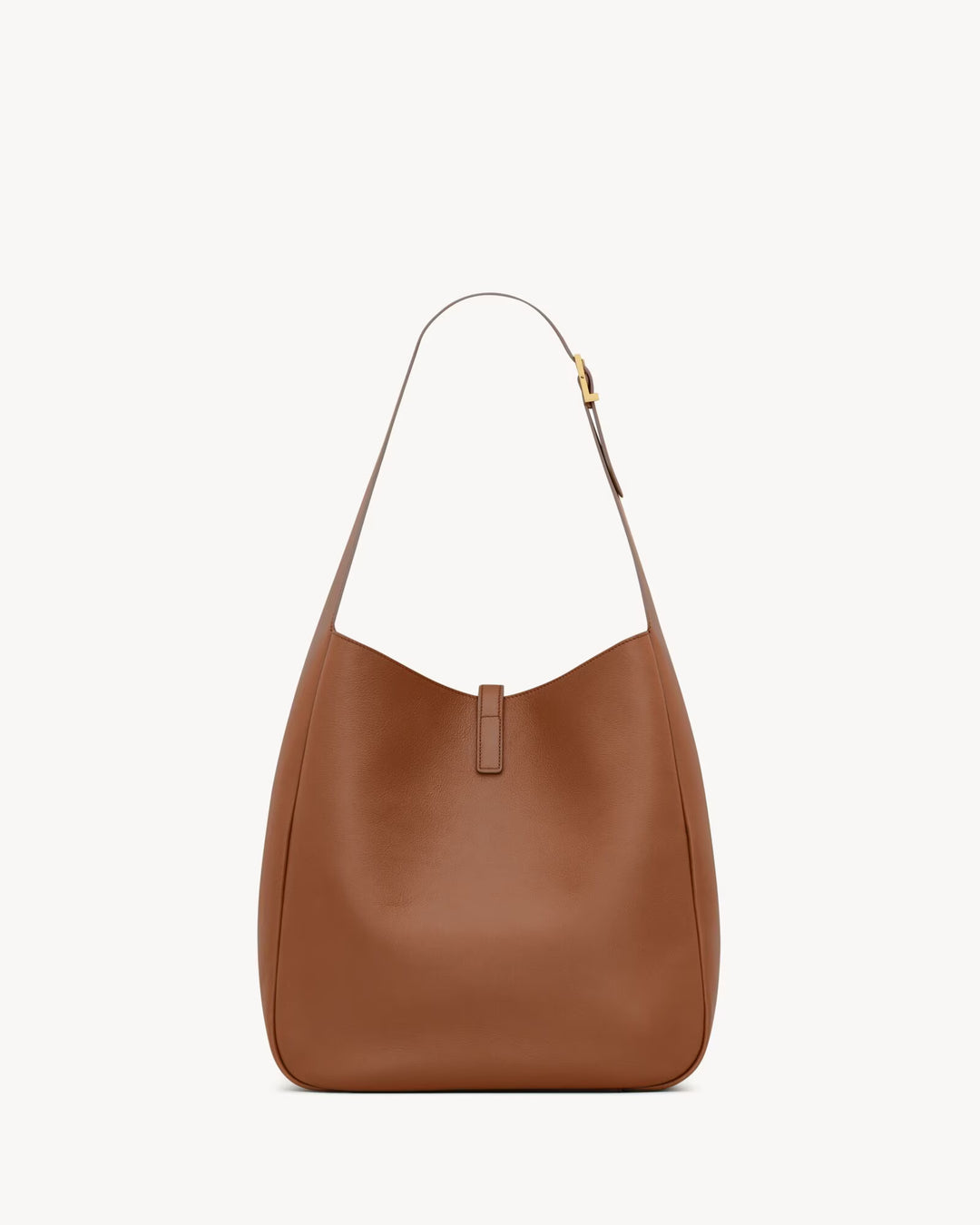 Le 5 à 7 large souple en cuir grainé