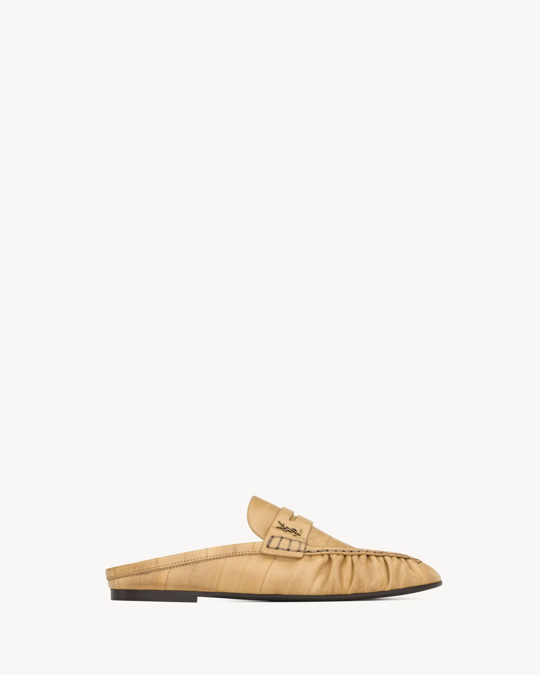 SAINT LAURENT - LE LOAFER mules en cuir d’anguille