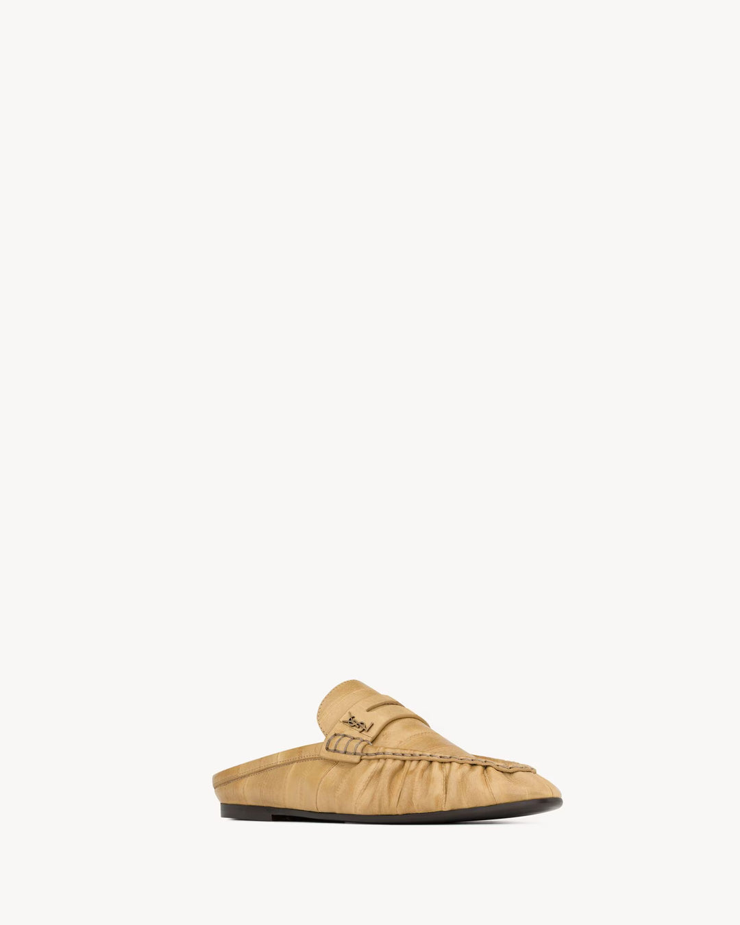 SAINT LAURENT - LE LOAFER mules en cuir d’anguille