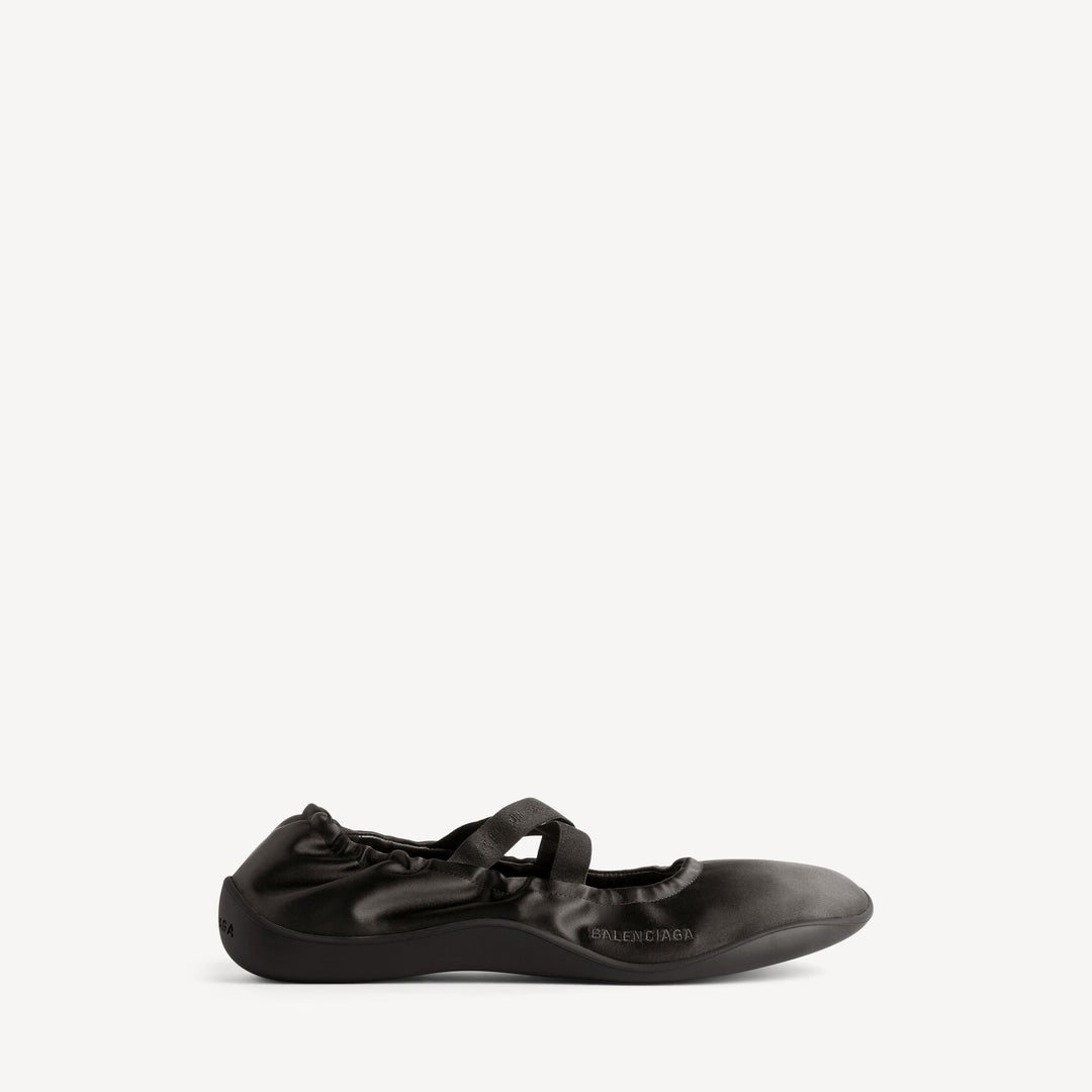 BALENCIAGA - Ballerine Plate Shibuya pour Femme en Noir