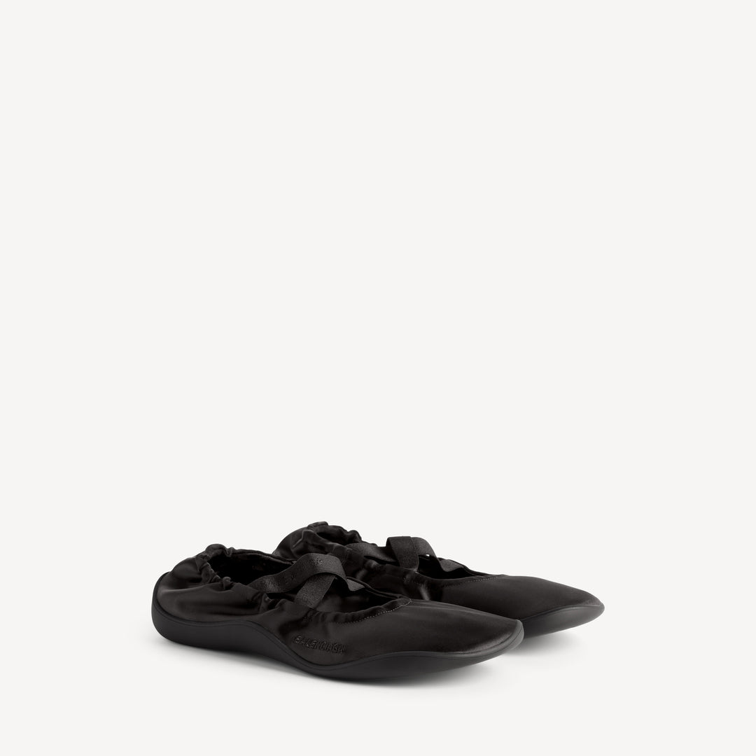 BALENCIAGA - Ballerine Plate Shibuya pour Femme en Noir