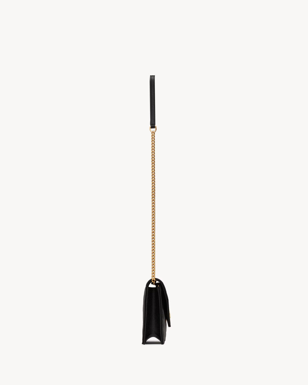 SAINT LAURENT - CASSANDRE ENVELOPE CHAIN WALLET EN CUIR GRAIN DE POUDRE