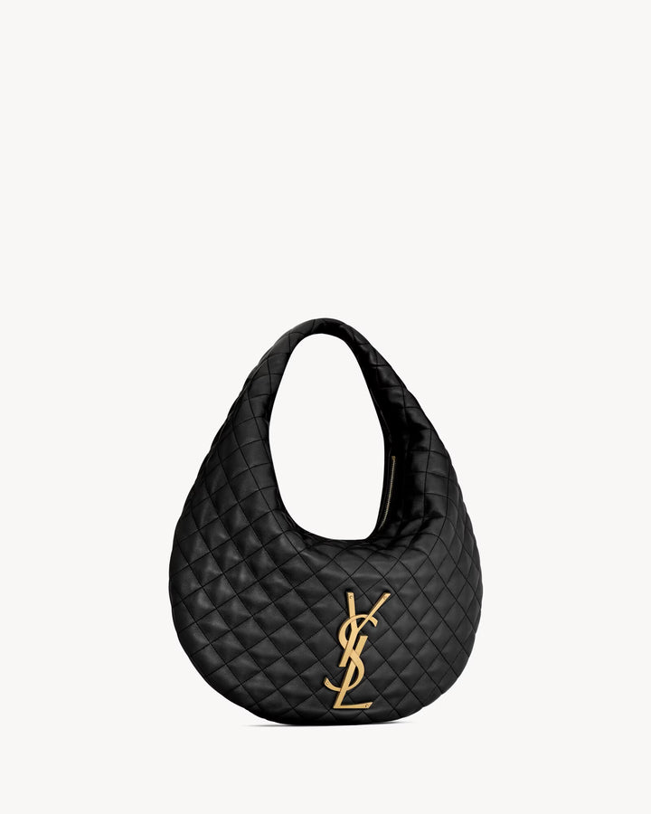 SAINT LAURENT -ICARE HOBO EN CUIR NAPPA MATELASSÉ