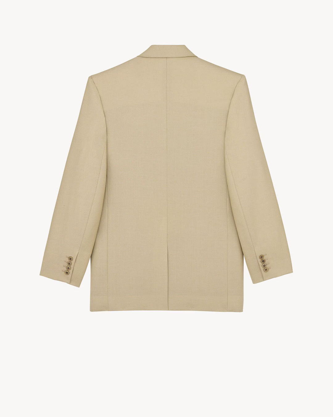SAINT LAURENT - Veste en laine et soie à simple boutonnage