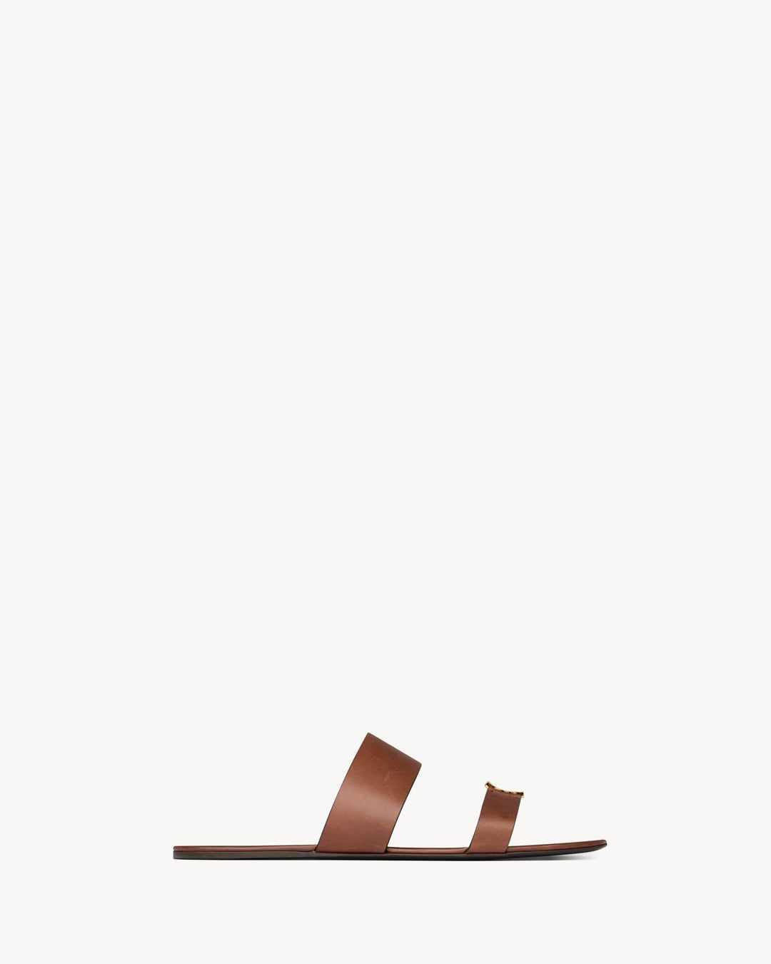 SAINT LAURENT - BABYLONE sandales en cuir lisse