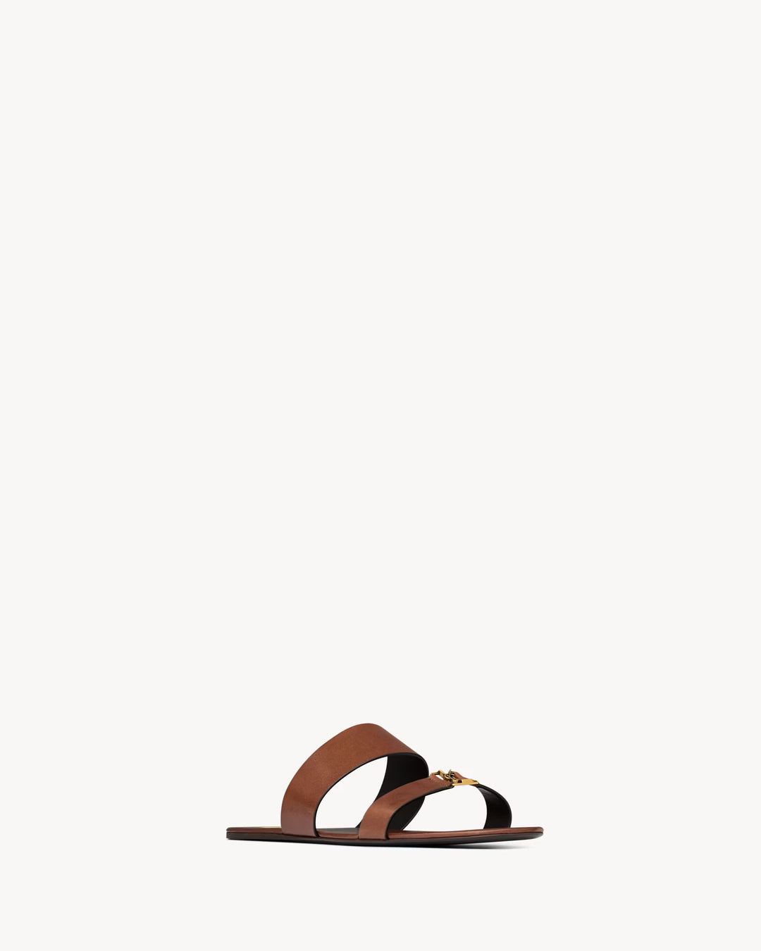 SAINT LAURENT - BABYLONE sandales en cuir lisse