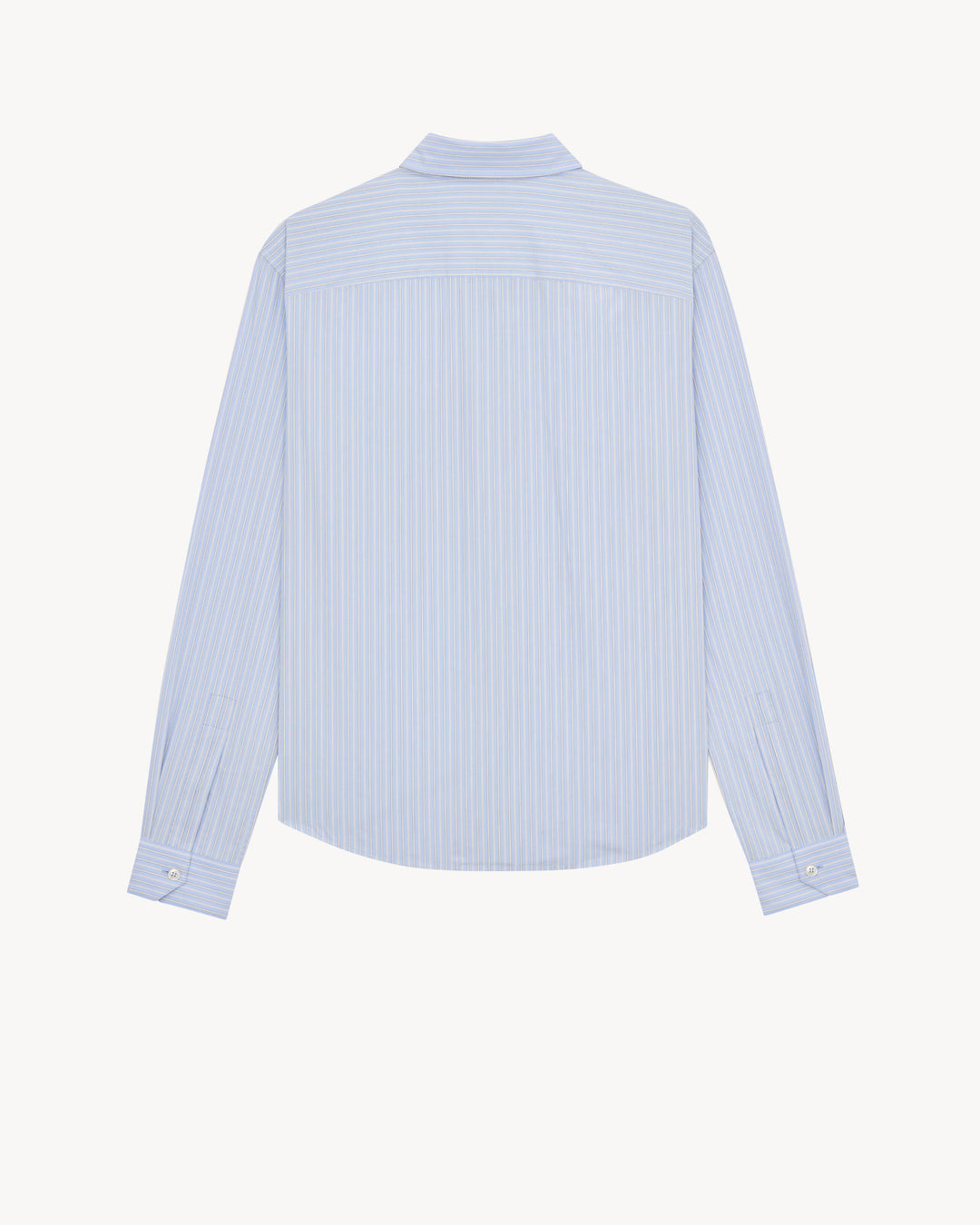 SAINT LAURENT - Chemise CASSANDRE en popeline de coton à rayures