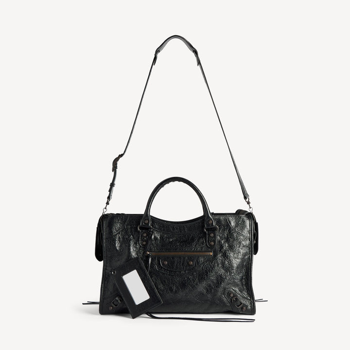 BALENCIAGA - Sac Le City Moyen pour Femme en Noir