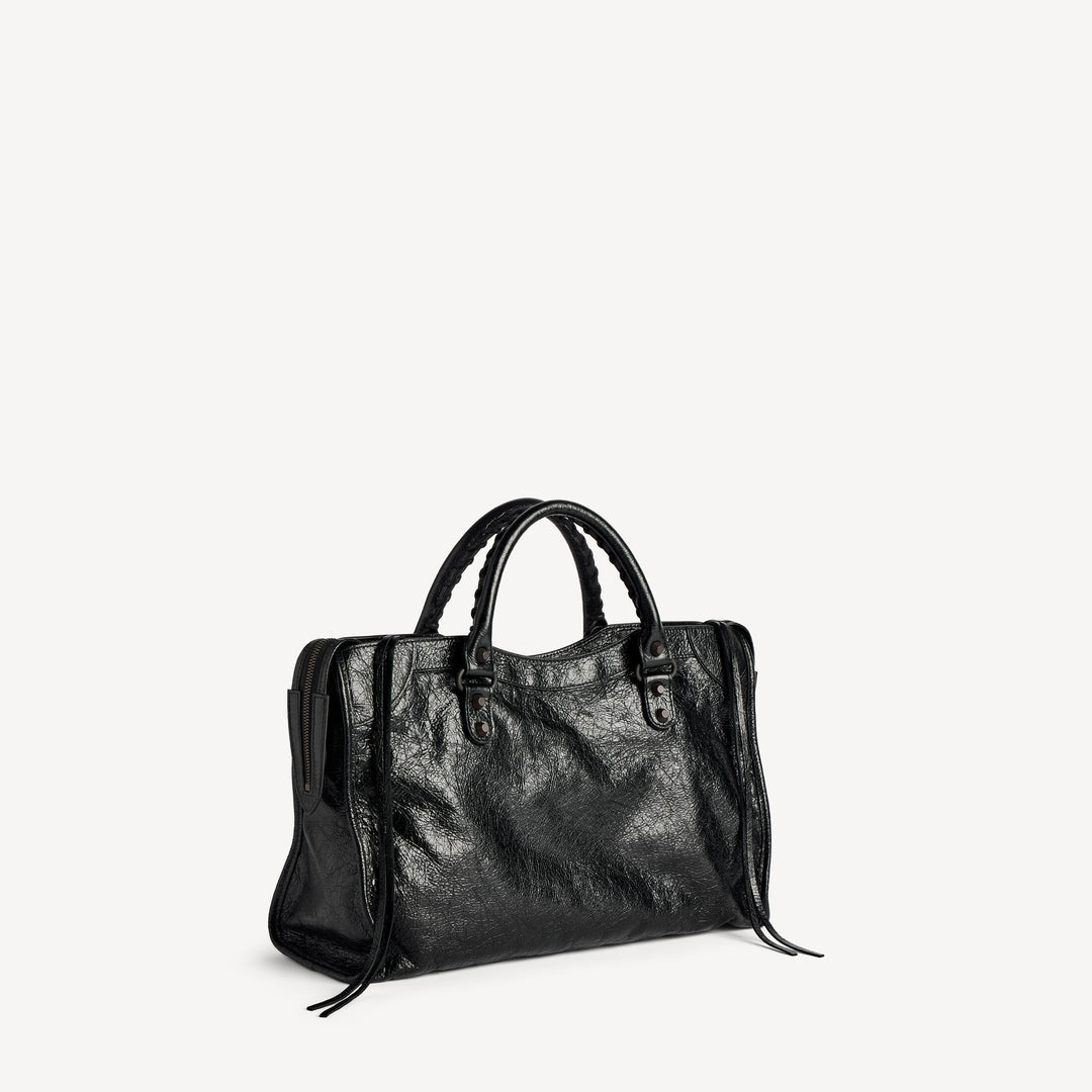 BALENCIAGA - Sac Le City Moyen pour Femme en Noir