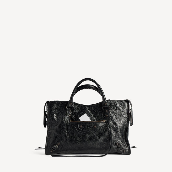 BALENCIAGA - Sac Le City Moyen pour Femme en Noir
