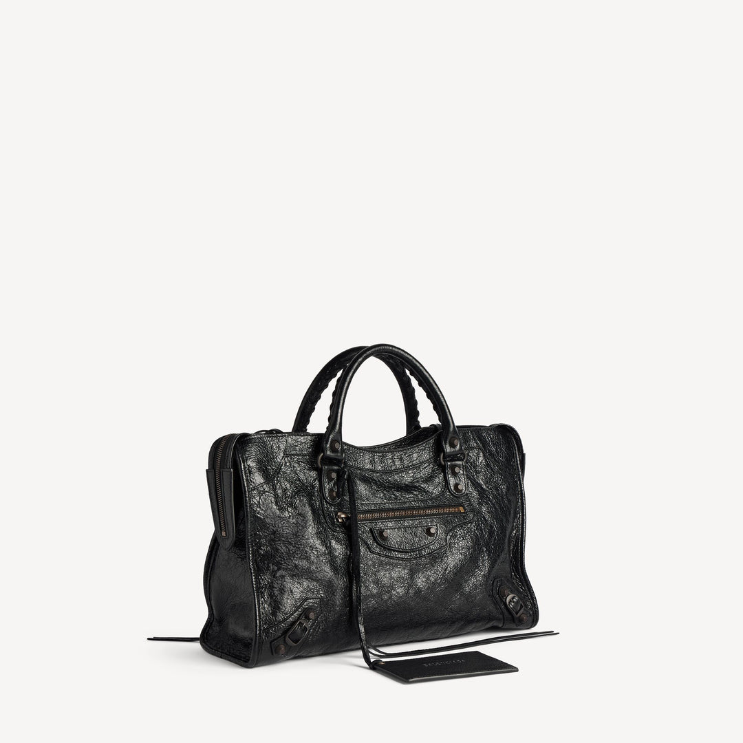 BALENCIAGA - Sac Le City Moyen pour Femme en Noir