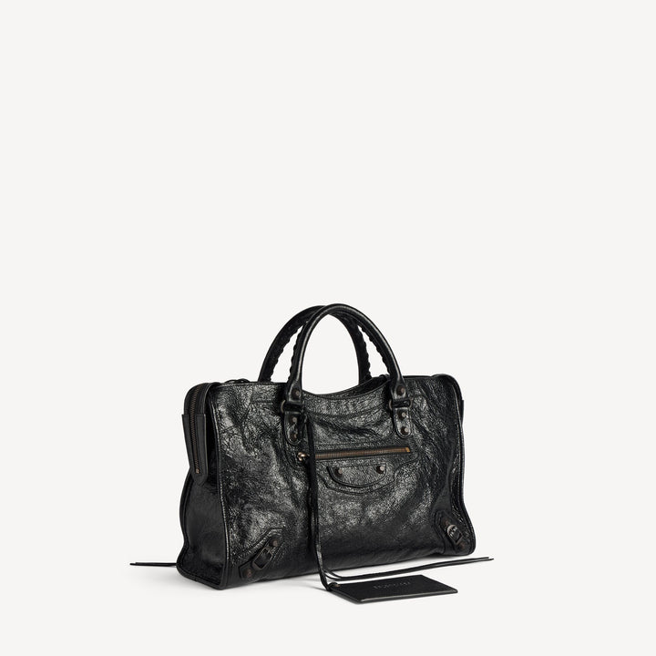 BALENCIAGA - Sac Le City Moyen pour Femme en Noir