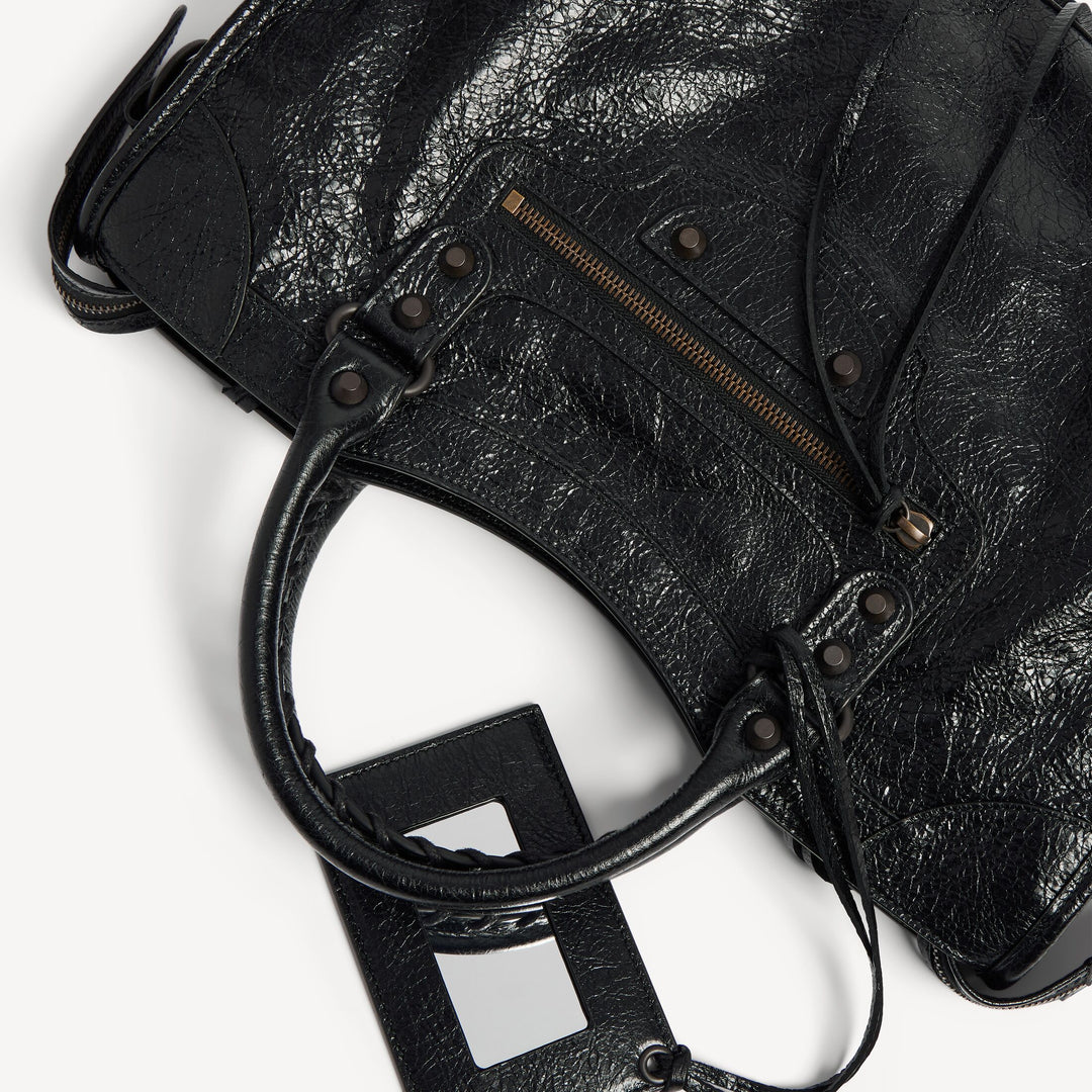 BALENCIAGA - Sac Le City Moyen pour Femme en Noir